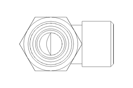 Threaded elbow connector L 10