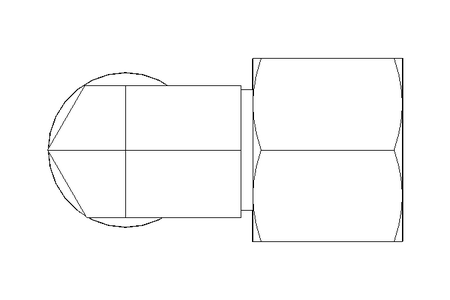 Threaded elbow connector L 10