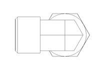 Threaded elbow connector L 10