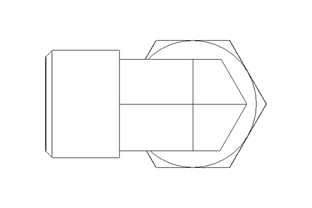 Threaded elbow connector L 10