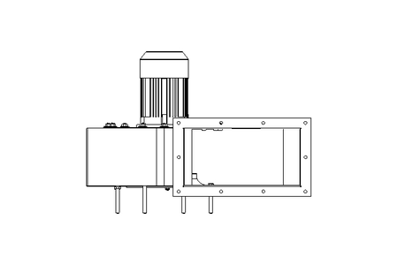 Radial flow fan 230V 1500W