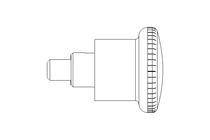 Rastbolzen D6 M10x1 St