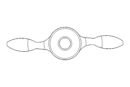 Flügelgriff M6x11,5 Innengewinde