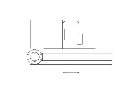 Radial flow fan 400V 2200W