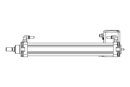 Doppelt wirkender Zylinder D50 Hub350