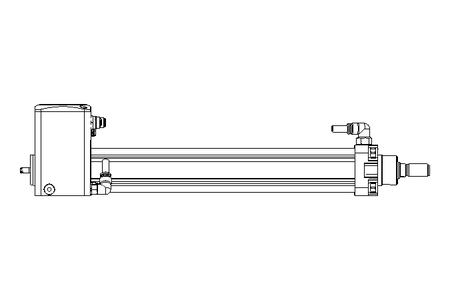 Doppelt wirkender Zylinder D50 Hub350