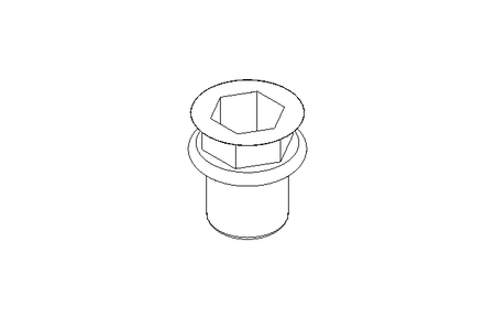 Blind rivet nut M8x11x17.4 A2