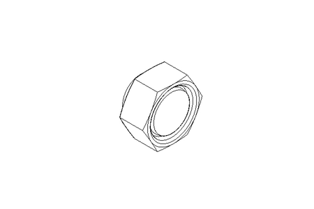 Tapered plug with nut L 35 St-Zn ISO8434