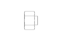 Tapered plug with nut L 15 St-Zn ISO8434