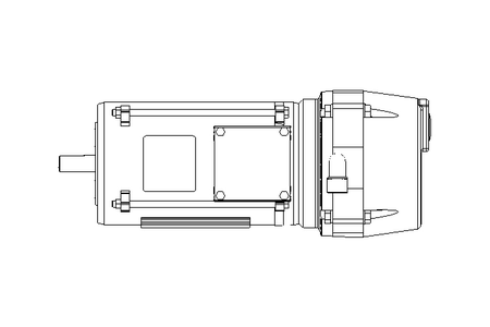 Drehstrommotor 0,75 kW / 1HP