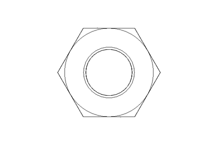 Hexagon nut M10 A4 DIN934