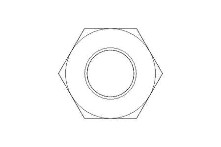 Hexagon nut M10 A4 DIN934