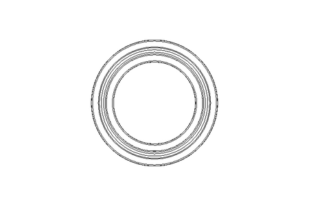 Deep groove ball bearing 6017 2RSR 85