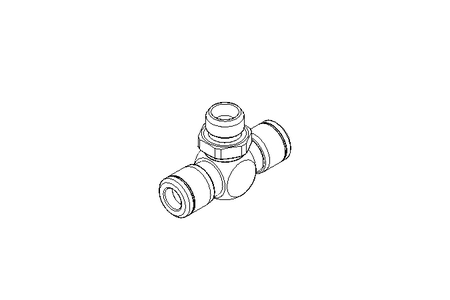 T-PLUG-IN SCREW CONNECTION G1/4 D=8 (SS)