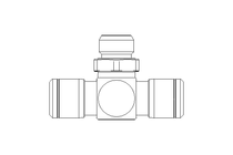 T-PLUG-IN SCREW CONNECTION G1/4 D=8 (SS)