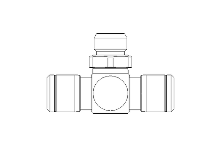 T-PLUG-IN SCREW CONNECTION G1/4 D=8 (SS)