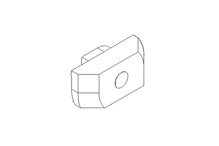 Hammer head nut T M4 / 8 St-Zn