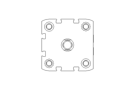 Double-acting cylinder