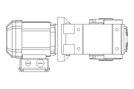 Bevel gear motor 0.37kW 10 1/min