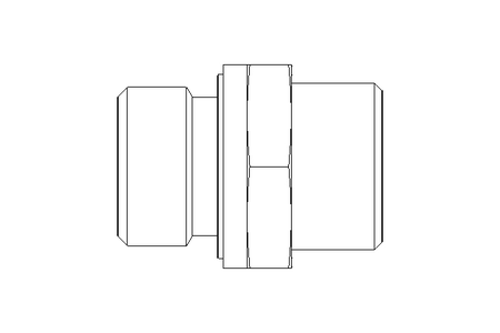 Connecting piece L 15 G1/2" St-Zn