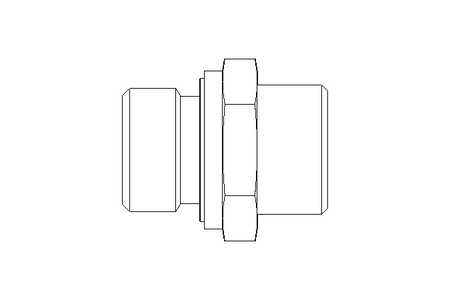 Connecting piece L 15 G1/2" St-Zn