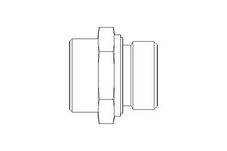 Connecting piece L 28 G1" St ISO8434