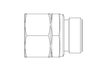 Connecting piece L 28 G1" St DIN3865