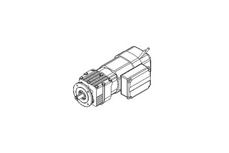 Spur gear motor 0.37kW 306 1/min