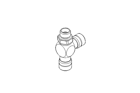 T-CONNECTOR G1/8 D=6 (SS)