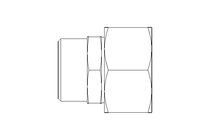 Reducing coupling L 28/22 St ISO8434