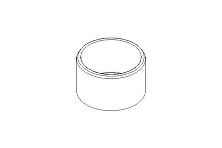 Plain bearing bush GSM 22x25x15