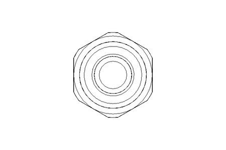 Push-in connector G1/4 D8 Niro