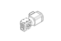 Worm gear motor 1.5kW 100 1/min