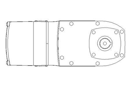 FLAT GEAR SERVO MOTOR 74 Nm