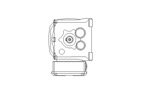 Spur gear motor 0.37kW 70 1/min