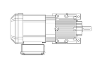 Spur gear motor 0.37kW 70 1/min