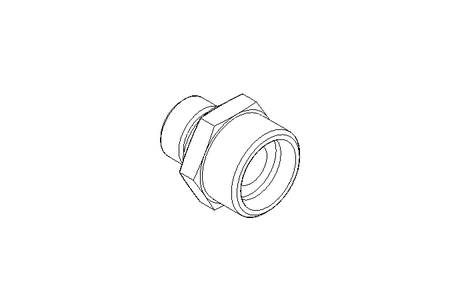 Connecting piece L 22 G1/2" St ISO8434