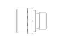 Connecting piece L 22 G1/2" St ISO8434