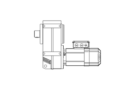 Gear motor 0.75kW 20 1/min