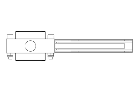 Butterfly valve B DN025 OVO MA E