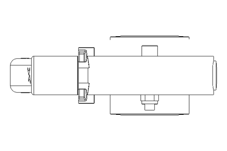 Butterfly valve B DN025 OVO MA E