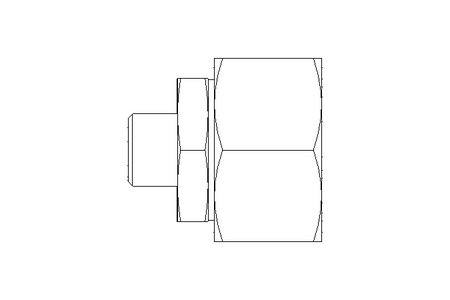 Reducing coupling L 28/10 St ISO8434