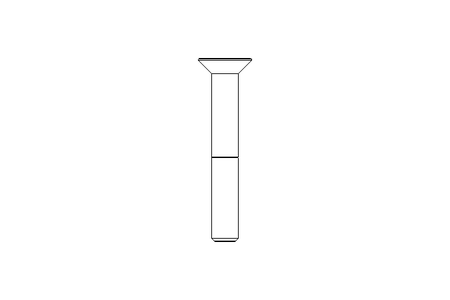 Hex. socket countersunk hd.cap screw M5