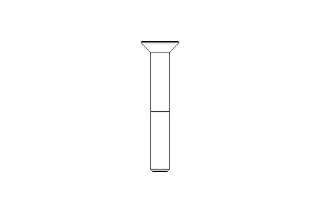 Hex. socket countersunk hd.cap screw M5