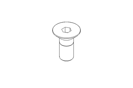 Hex. socket countersunk hd.cap screw M4