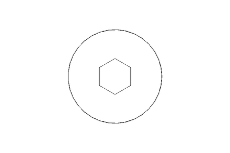 Hex. socket countersunk hd.cap screw M3