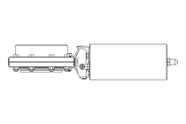 Butterfly valve B DN100 WVM AA E