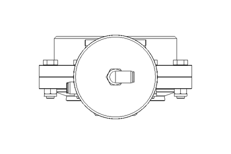 Butterfly valve B DN100 WVM AA E