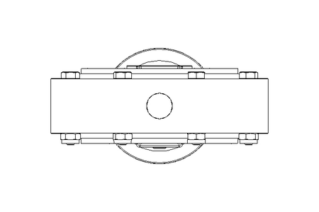 Válvula de mariposa B DN150 WVW NC E