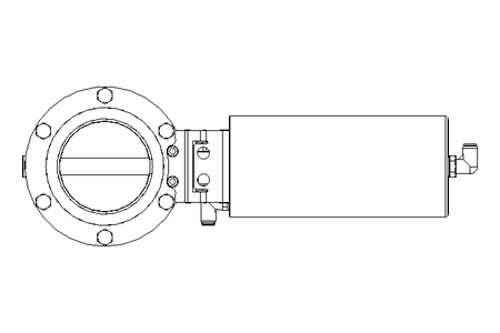 Butterfly valve B DN080 WVW AA E